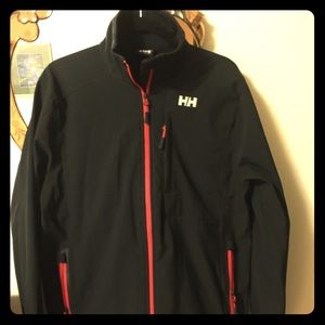 Helly Hansen Jacket. Black. Red trim. Men’s Lg.